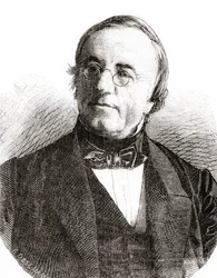 Schweizer Physiker Auguste Arthur de la Rive, aus Les Merveilles de la Science, veröffentlicht 1870
