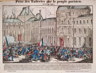 Einnahme der Tuilerien durch das Pariser Volk, 24. Februar 1848