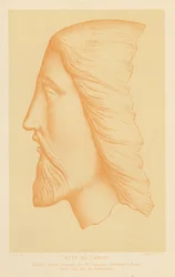 Terrakottakopf von Jesus Christus