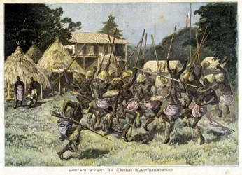 Die Afrikaner Pai-Pi-Bri im Jardin d