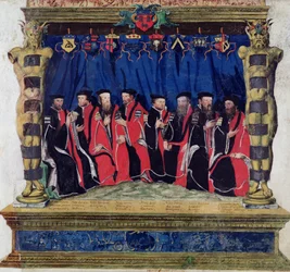 Die Stadträte von Toulouse, 1554-55