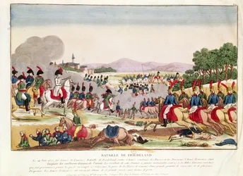 Die Schlacht von Friedland, 14. Juni 1807