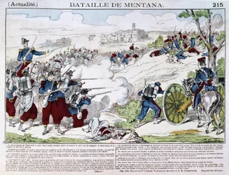 Die Schlacht von Mentana am 3. November