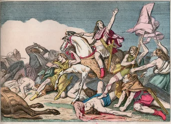 Die Schlacht von Tolbiac, Clovis
