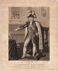 Der Champ de Mai oder Kaiser Napoleon schwört den Eid auf die Verfassung
