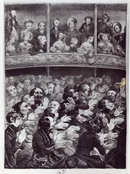 Die Claque in Aktion, ca. 1830-40