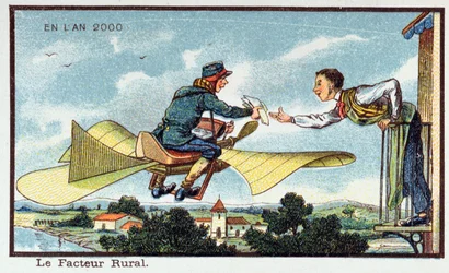 Der Landbriefträger im Jahr 2000, ca. 1913