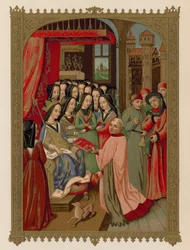 Der Hof von Maria von Anjou, Ehefrau von Karl VII.