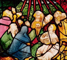Der Abstieg des Heiligen Geistes, ca. 1400