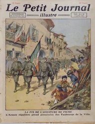 Das Ende des Fiume-Abenteuers, aus Le Petit Journal, 9. Januar 1921