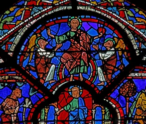 Das Fenster des barmherzigen Samariters: Christus als die Erlösung