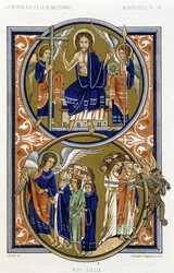 Das Jüngste Gericht - Faksimile einer Miniatur des Psalters von St. Louis