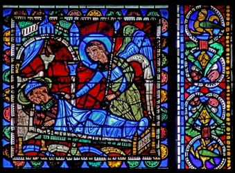 Das Leben Christi Fenster: Josephs Traum