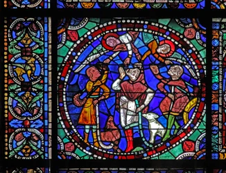 Das Leben Christi Fenster: Die Verkündigung an die Hirten