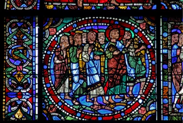 Das Leben Christi Fenster: Der Einzug in Jerusalem