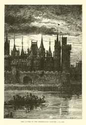 Der Louvre im vierzehnten Jahrhundert