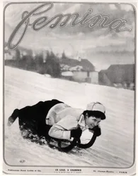 Die Rodelbahn in Chamonix, aus Femina