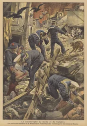 Das Erdbeben von Messina 1908, Sizilien