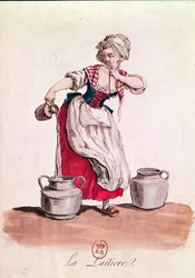 Die Milchmagd, 1785
