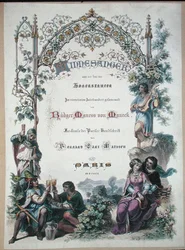 Die Minnesänger zur Zeit der Hohenstaufen, Faksimile eines Pariser Manuskripts