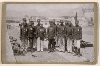 Die Mission Marchand, die Loango im Kongo verließ und Fachoda im Sudan erreichte, 1897-98