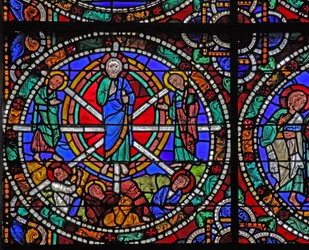 Das Passionsfenster: Die Verklärung