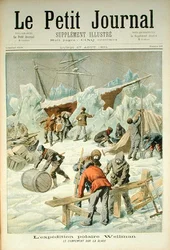 Die Polarexpedition von Walter Wellmann (1858-1934) aus Le Petit Journal, 27. August 1894