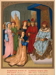 Die Königin von Saba vor Salomo