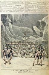 Das Schneeballett, aus Die Reise zum Mond von Jacques Offenbach, aus Le Petit Journal, 16. April 1892