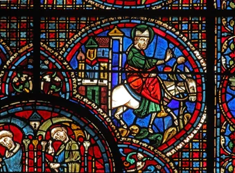 Das St. Lubin Fenster: Besucht seine Diözese