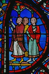 Das St. Thomas Fenster: Eine Gruppe