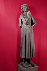 Der Versucher, aus dem Straßburger Münster, ca. 1280-85