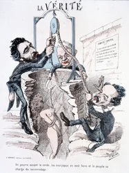 Die Wahrheit - Wir können das Seil durchschneiden, die Stücke sind gut und die Leute kümmern sich um das Mahlen (Thiers, Rochefort und... um einen Brunnen)