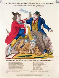 Der Krieg der Ärzte des 18. und 19. Jahrhunderts, 1854