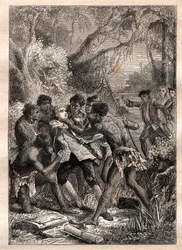 Das Abenteuer von Barre: Begleiterin des Botanikers Philibert Commerson, Jeanne Barret (oder Bare, Baret, geborene Barer) gibt sich als sein Diener aus, unter dem Namen „Jean Barre“, um ihn auf der von Bougainville 1766 geleiteten Expedition zu begleiten u