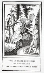 Die Erscheinung des Geistes, ein Geheimnis der Schwarzen Henne
