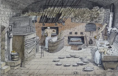 Der Bäcker, Illustration aus der Revue de l