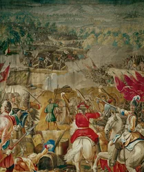 Die Schlacht von Mohács zwischen den Kaiserlichen Armeen