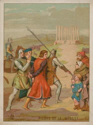 Die Gefangennahme von Pierre de la Brosse
