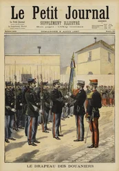 Die Flagge der Zollbeamten, Bordeaux, Frankreich, 1897