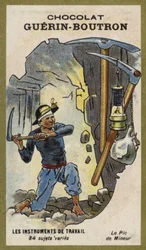 Die Spitzhacke des Bergmanns