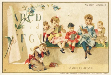 Die Lesestunde, Paris, um 1900