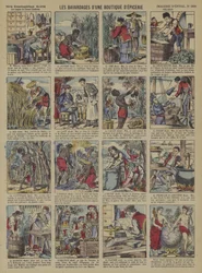 Die Geschichten der Produkte in einem Lebensmittelladen