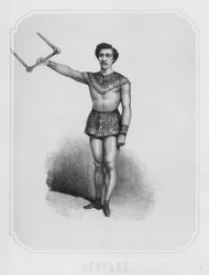 Der Trapezkünstler Jules Leotard, ca. 1860