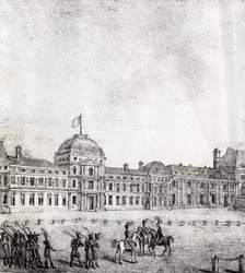 Die Tuilerien - „Alphabet Picturesque des Monumens de Paris“ um 1840 (Gravur)