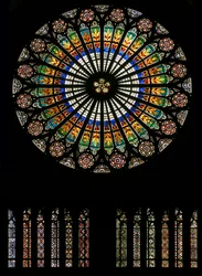 Die Westrose (Rosettenfenster - innen)