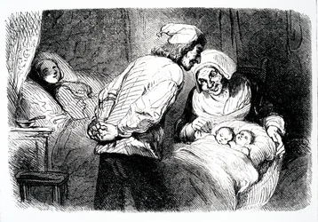 Titelseite von Die kleine Fadette von George Sands, 1852