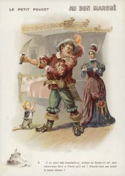 Däumling, Mann mit Dolch