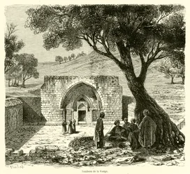 Grab der Jungfrau Maria (Gravur)