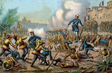 Tonkin-Krieg (Vietnam). Verteidigung von Tuyen Quang durch die französischen Truppen vom 14. Februar bis 3. März